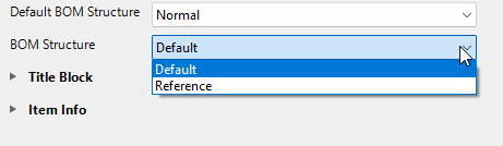 Edit BOM Structure in Property Editor Sovelia Inventor