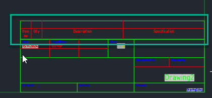 Table placement option title blocks Sovelia AutoCAD