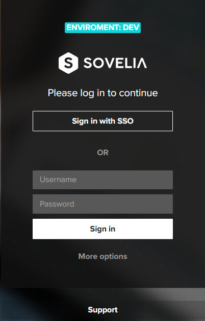 Web Client SSO Login