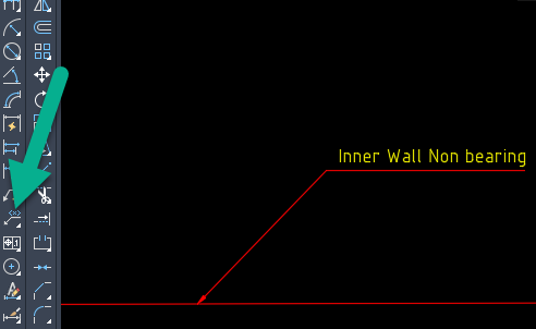 Wall setup leader text Sovelia AutoCAD