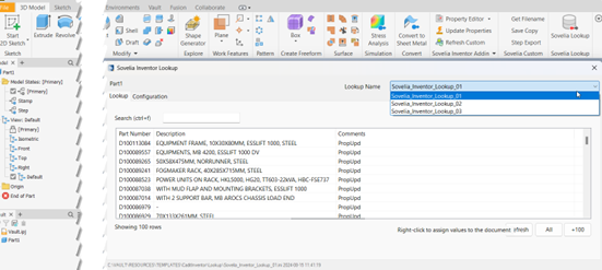 Sovelia Inventor Lookup