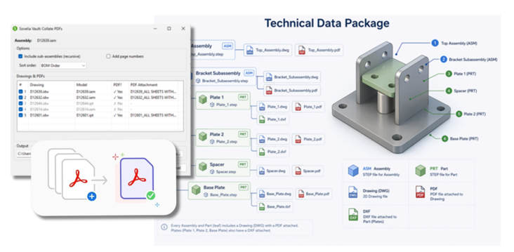 Merge PDFs Sovelia Vault 27.4