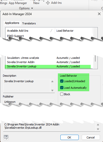 Lookup Sovelia Inventor